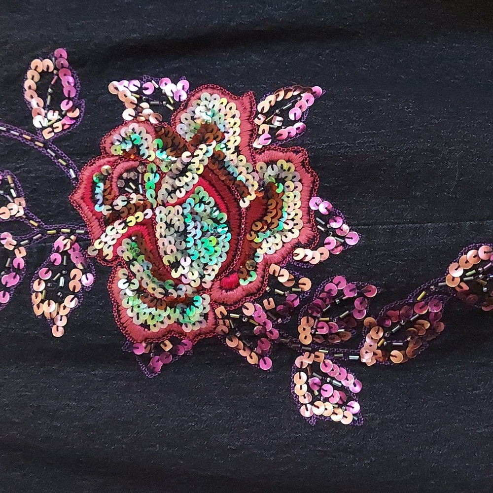 Sequined jeans jacket - Picture 5 of 8